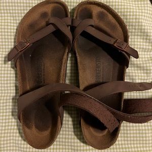 Wrap around ankle Birkenstocks